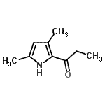 CAS 登录号：90642-83-4， 1-(3,5-二甲基-1H-吡咯-2-基)-1-丙酮