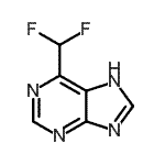 CAS#: 906482-38-0, 6-(Difluoromethyl)-7H-purine