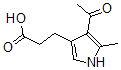 CAS#: 90663-63-1, 3-(4-Acetyl-5-methyl-1H-pyrrol-3-yl)propanoic acid