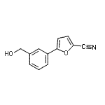 CAS#: 906665-08-5, 5-[3-(Hydroxymethyl)phenyl]-2-furonitrile