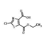 CAS#: 907545-80-6, 2-Chloro-5-(ethoxycarbonyl)-1,3-thiazole-4-carboxylic acid
