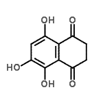 CAS 登录号：90771-97-4， 5,6,8-三羟基-2,3-二氢-1,4-萘二酮