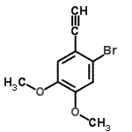 CAS#: 90772-55-7, 1-Bromo-2-ethynyl-4,5-dimethoxybenzene