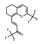 CAS#: 908338-77-2, (3E)-1,1,1-Trifluoro-4-[2-(trifluoromethyl)-6,7-dihydro-5H-chromen-8-yl]-3-buten-2-one