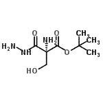 CAS#: 90867-96-2, 2-Methyl-2-propanyl 2-(hydrazinocarbonyl)-L-serinate