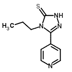 CAS#: 90871-45-7, 4-Propyl-5-(4-pyridinyl)-4H-1,2,4-triazole-3-thiol