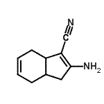 CAS#: 90888-60-1, 2-Amino-3a,4,7,7a-tetrahydro-1H-indene-3-carbonitrile