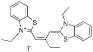 CAS#: 909-63-7, 3-Ethyl-2-[2-[(3-ethyl-3H-benzothiazol-2-ylidene)methyl]but-1-enyl]benzothiazolium iodide