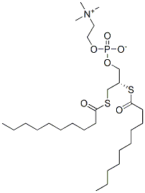 CAS#: 90906-05-1, (S)-4-Hydroxy-N,N,N-trimethyl-10-oxo-7-((1-oxodecyl)thio)-3,5-dioxa-9-thia-4-phosphanonadecan-1-aminium hydroxide inner salt 4-oxide