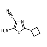 CAS#: 909077-19-6, 5-Amino-2-cyclobutyl-1,3-oxazole-4-carbonitrile