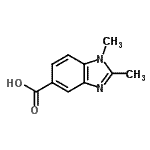 CAS#: 90915-18-7, 1,2-Dimethyl-1H-benzimidazole-5-carboxylic acid