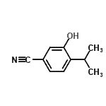 CAS#: 90921-32-7, 3-Hydroxy-4-isopropylbenzonitrile