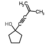 CAS#: 90925-09-0, 1-(3-Methyl-3-buten-1-yn-1-yl)cyclopentanol