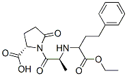 CAS 登录号：90940-59-3， N-(1-(乙氧羰基)-3-苯基丙基)-丙氨酰-焦谷氨酸