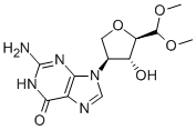 CAS#: 909409-94-5, 4-(2-Amino-1,6-Dihydro-6-Oxo-9H-Purin-9-Yl)-2,5-Anhydro-4-Deoxy-1-(Dimethyl Acetal)-L-Lyxose