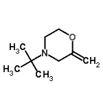 CAS#: 90949-51-2, 2-Methylene-4-(2-methyl-2-propanyl)morpholine