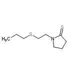 CAS#: 90951-12-5, 1-[2-(Propylsulfanyl)ethyl]-2-pyrrolidinethione