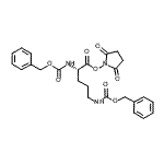 CAS 登录号：90970-61-9， 2,5-二氧代-1-吡咯烷基N<sup>2</sup>,N<sup>5</sup>-二[(苄氧基)羰基]-L-鸟氨酰i噻吩基n酸酯