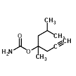 CAS#: 90978-27-1, 4,6-Dimethyl-1-heptyn-4-yl carbamate