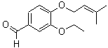 CAS#: 909853-98-1, 3-Ethoxy-4-[(3-methyl-2-buten-1-yl)oxy]benzaldehyde