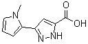 CAS 登录号：909858-38-4， 3-(1-甲基-1H-吡咯-2-基)-1H-吡唑-5-羧酸