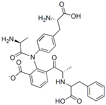 CAS 登录号：90991-75-6， N-(1-羧基-2-苯基乙基)-丙氨酰-丙氨酰-苯丙氨酸-4-氨基苯甲酸酯