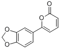 CAS 登录号：91-89-4， 6-(3,4-亚甲二氧基苯基)-2H-吡喃-2-酮