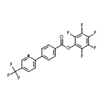 CAS 登录号：910036-89-4， 五氟苯基4-[5-(三氟甲基)-2-吡啶基]苯甲酸酯