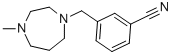 CAS 登录号：910036-91-8， 3-[(六氢-4-甲基-1H-1,4-二氮杂卓-1-基)甲基]-苯甲腈