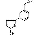CAS#: 910037-09-1, [3-(1-Methyl-1H-pyrazol-3-yl)phenyl]methanol