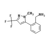 CAS#: 910095-35-1, 1-{2-[1-Methyl-3-(trifluoromethyl)-1H-pyrazol-5-yl]phenyl}methanamine