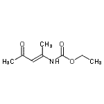 CAS 登录号：91024-63-4， 乙基[(2E)-4-氧代-2-戊烯-2-基]氨基甲酸酯