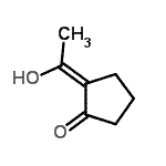 CAS#: 91034-59-2, (2Z)-2-(1-Hydroxyethylidene)cyclopentanone