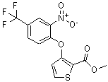CAS#: 91041-20-2, Methyl 3-[2-nitro-4-(trifluoromethyl)phenoxy]-2-thiophenecarboxylate