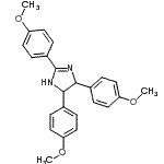 CAS 登录号：91044-33-6， 2,4,5-三(4-甲氧基苯基)-4,5-二氢-1H-咪唑