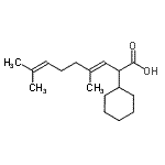 CAS 登录号：910442-04-5， (3E)-2-环己基-4,8-二甲基-3,7-壬二烯酸