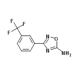 CAS 登录号：910442-24-9， 3-[3-(三氟甲基)苯基]-1,2,4-恶二唑-5-胺