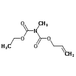 CAS 登录号：910451-60-4， 烯丙基乙基甲基亚氨基二碳酸酯