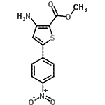 CAS#: 91076-99-2, Methyl 3-amino-5-(4-nitrophenyl)-2-thiophenecarboxylate