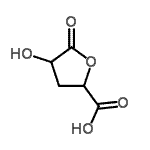 CAS#: 91113-89-2, 4-Hydroxy-5-oxotetrahydro-2-furancarboxylic acid