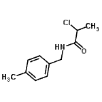 CAS 登录号：91131-15-6， 2-氯-N-(4-甲基苄基)丙酰胺