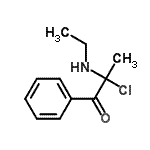 CAS 登录号：91131-21-4， 2-氯-2-(乙基氨基)-1-苯基-1-丙酮
