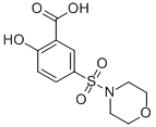 CAS 登录号：91134-85-9， 2-羟基-5-(吗啉-4-磺酰基)苯甲酸