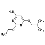 CAS 登录号：91141-32-1， 2-乙氧基-6-异丁氧基-4-嘧啶胺