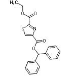 CAS#: 911466-95-0, 4-(Diphenylmethyl) 2-ethyl 1,3-thiazole-2,4-dicarboxylate