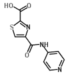 CAS 登录号：911466-98-3， 4-(4-吡啶基氨基甲酰)-1,3-噻唑-2-羧酸