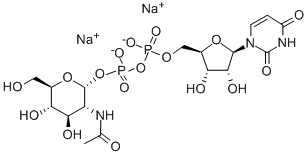 CAS#: 91183-98-1, Uridine 5'-(Trihydrogendiphosphate) P'-[2-(Acetylamino)-2-Deoxy-alpha-D-Glucopyranosyl] Ester Sodium Salt (1:2)