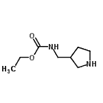 CAS#: 91189-31-0, Ethyl (3-pyrrolidinylmethyl)carbamate