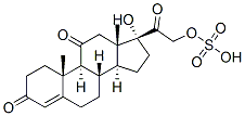 CAS 登录号：912-25-4， 硫酸可的松