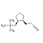 CAS#: 91222-91-2, 3-{(1S,2S)-2-[(2-Methyl-2-propanyl)oxy]cyclopentyl}propanenitrile
